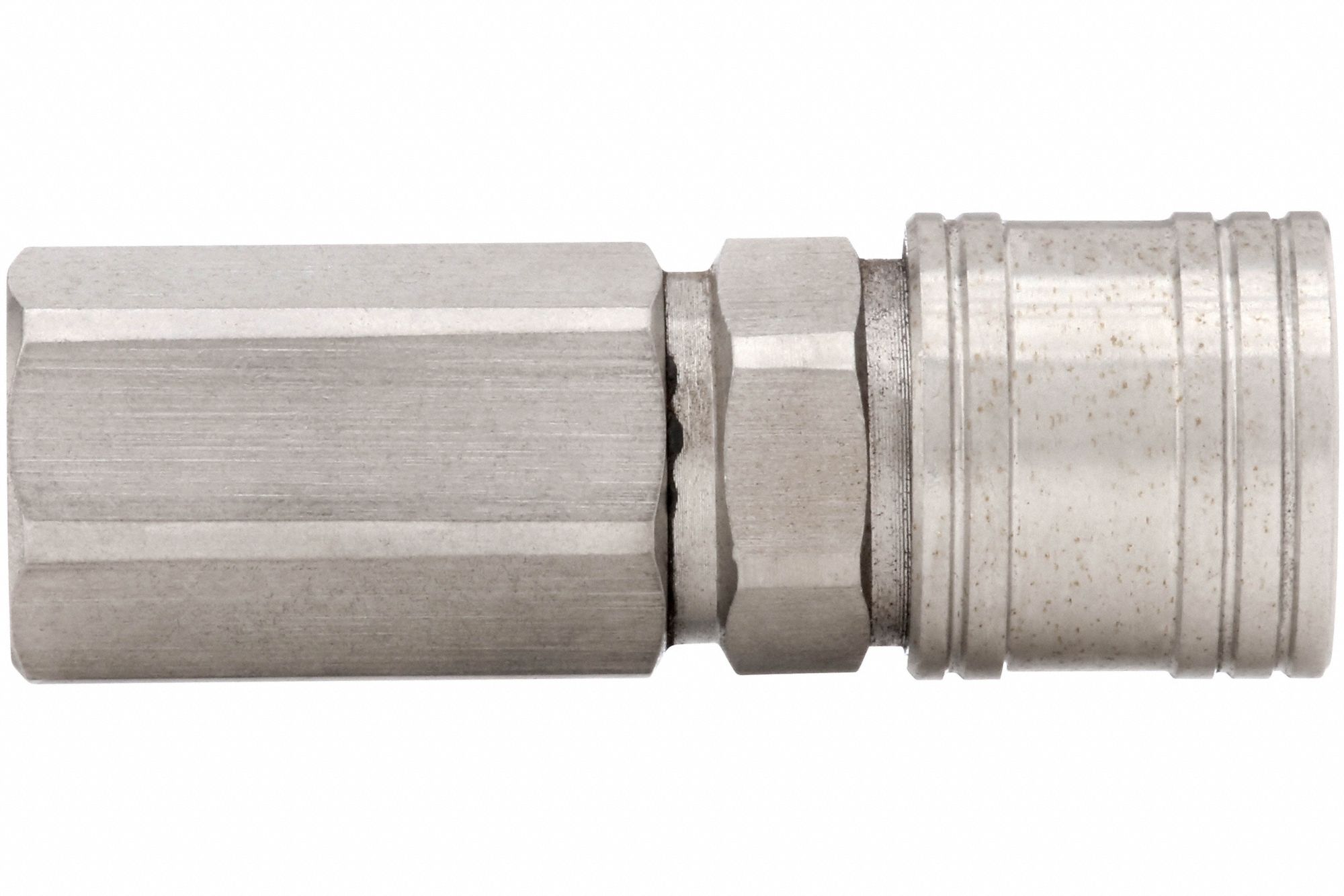 QUICK CONNECT HOSE COUPLING, ½ IN BODY SIZE, ½ IN HOSE FITTING SIZE, PUSH-TO-CONNECT