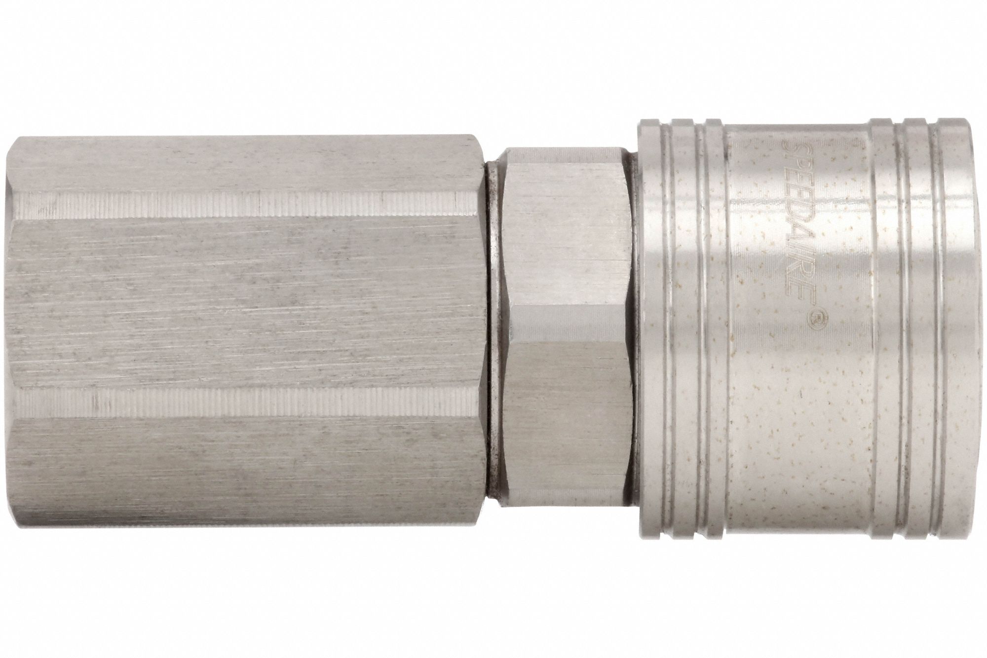 QUICK CONNECT HOSE COUPLING, ½ IN BODY SIZE, ⅜ IN HOSE FITTING SIZE, PUSH-TO-CONNECT