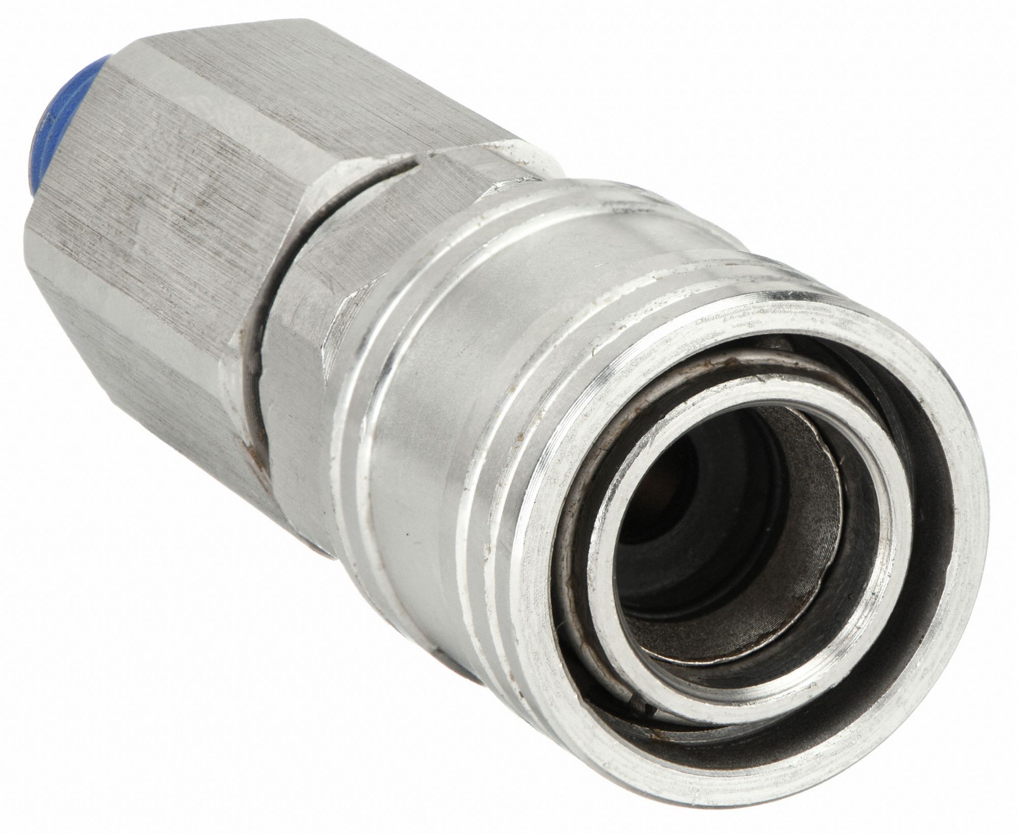 SPEEDAIRE Quick Connect Hose Coupling, Global Style High Flow, 304 Stainless Steel, Socket