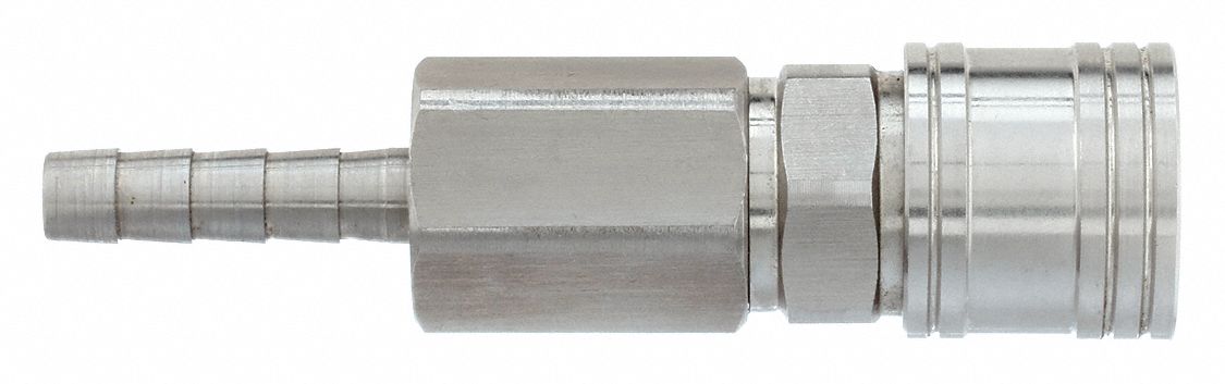 SPEEDAIRE, 1/4 in Body Size, 1/4 in Hose Fitting Size, Quick