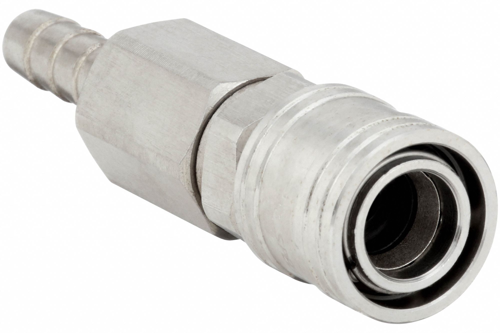 SPEEDAIRE Quick Connect Hose Coupling 1/4 in Body Size, 3/8 in Hose