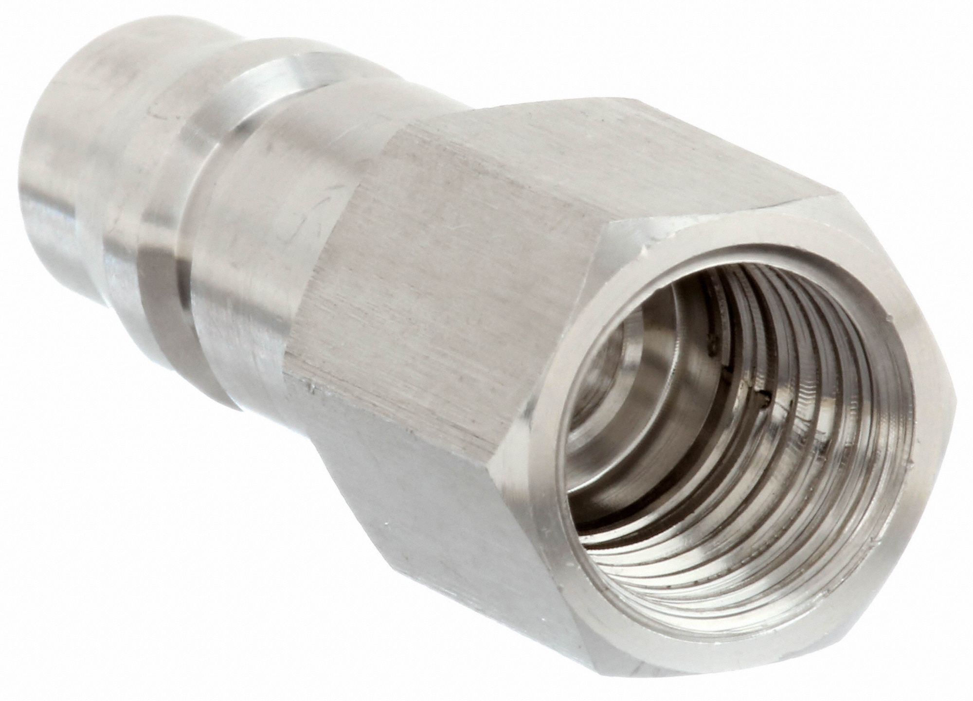 SPEEDAIRE Quick Connect Hose Coupling: 1/4 in Body Size, 1/4 in Hose ...