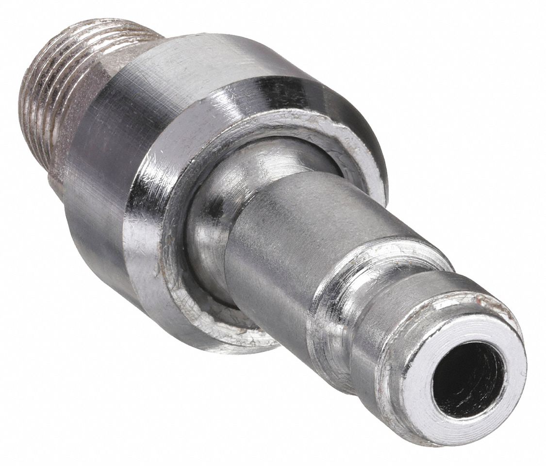 QUICK CONNECT HOSE COUPLING, ¼ IN BODY SIZE, ¼ IN HOSE FITTING SIZE, MNPT, MALE