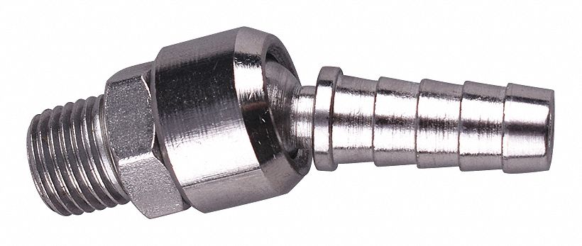 1/4" Swivel NUT With 3/8" Barbed Hose FITTING QTY 3 