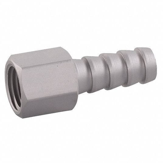 SPEEDAIRE Barbed Hose Fitting, Fitting Material Aluminum x Aluminum