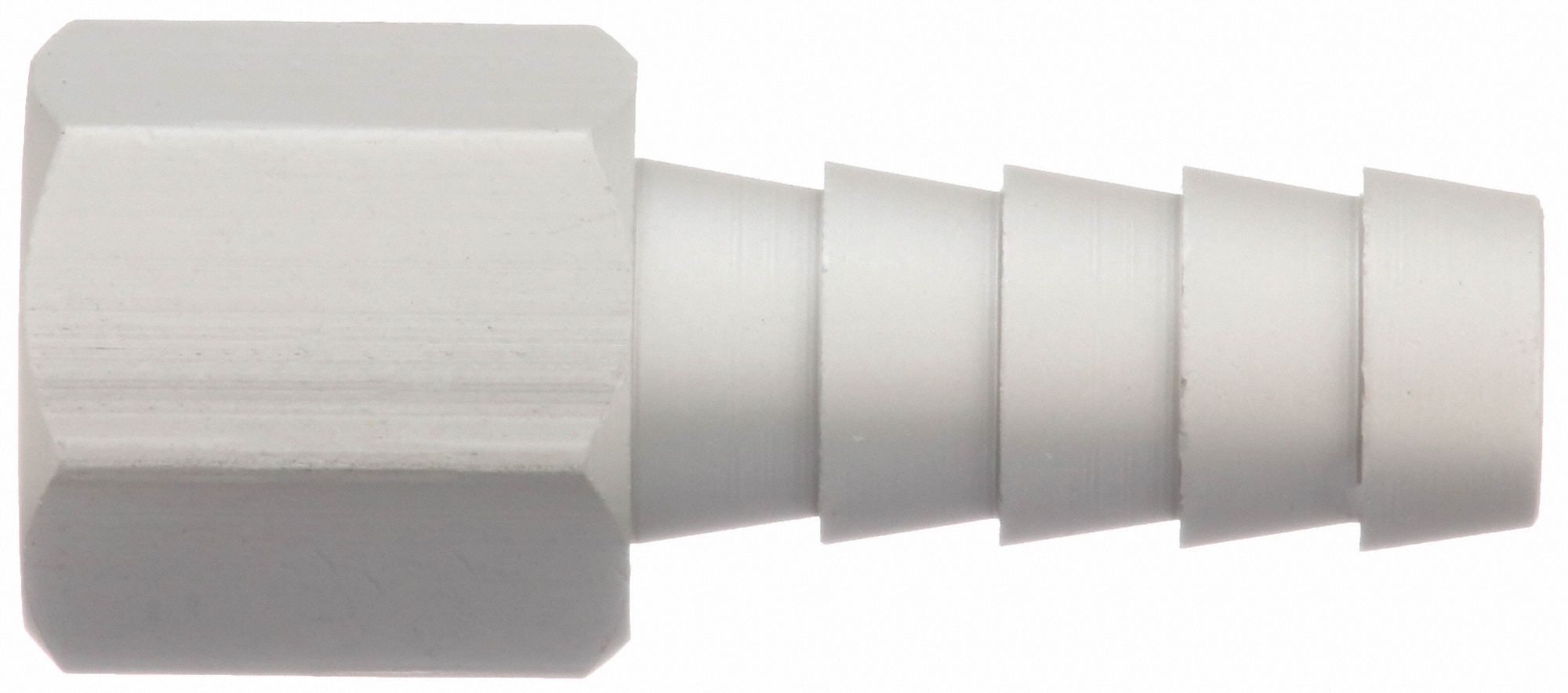 SPEEDAIRE Barbed Hose Fitting, Fitting Material Aluminum x Aluminum, Fitting Size 3/8 in x 1/4