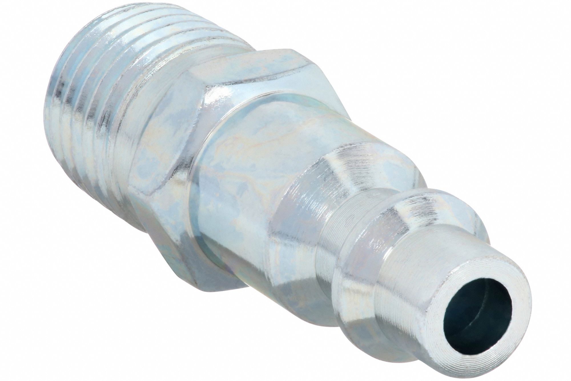 SPEEDAIRE Quick Connect Hose Coupling, Industrial, Steel, Plug 30E657