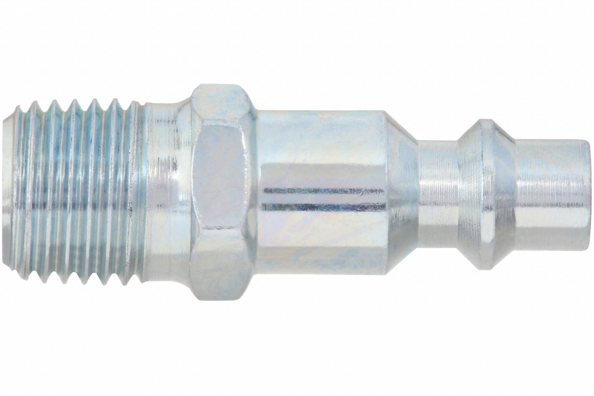 QUICK CONNECT HOSE COUPLING, ¼ IN BODY SIZE, ¼ IN HOSE FITTING SIZE, MNPT, MALE