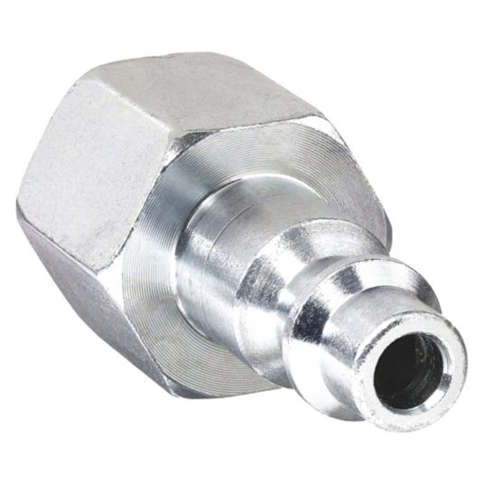 SPEEDAIRE Quick Connect Hose Coupling 1/4 in Body Size, 1/4 in Hose Fitting Size, Plug 30E664