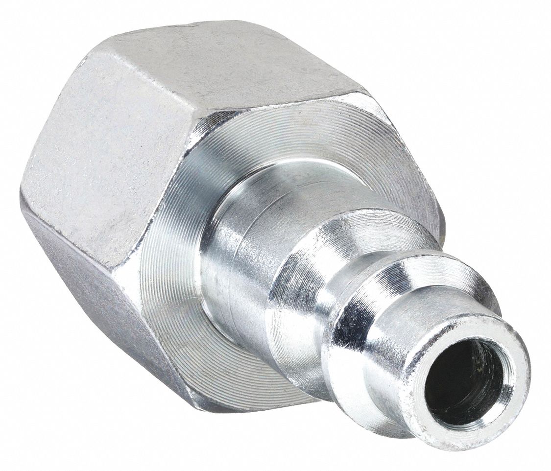 QUICK CONNECT HOSE COUPLING, ⅜ IN BODY SIZE, ⅜ IN HOSE FITTING SIZE, FNPT, FEMALE