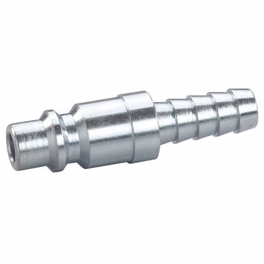 SPEEDAIRE Quick Connect Hose Coupling 1/4 in Body Size, 1/4 in Hose Fitting Size, Plug, Male
