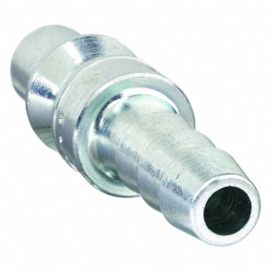 SPEEDAIRE Quick Connect Hose Coupling: 1/4 in Body Size, 3/8 in Hose  Fitting Size, Male Hose Barb