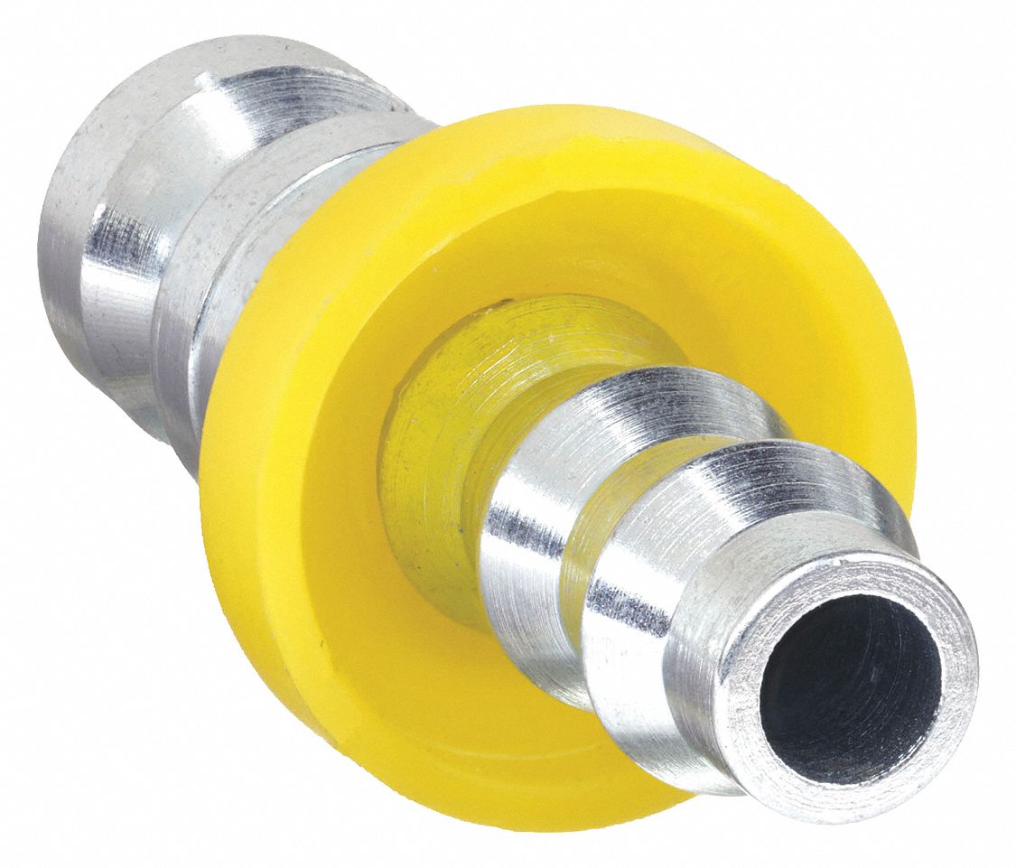 QUICK CONNECT HOSE COUPLING, ¼ IN BODY SIZE, ¼ IN HOSE FITTING SIZE, MALE HOSE BARB