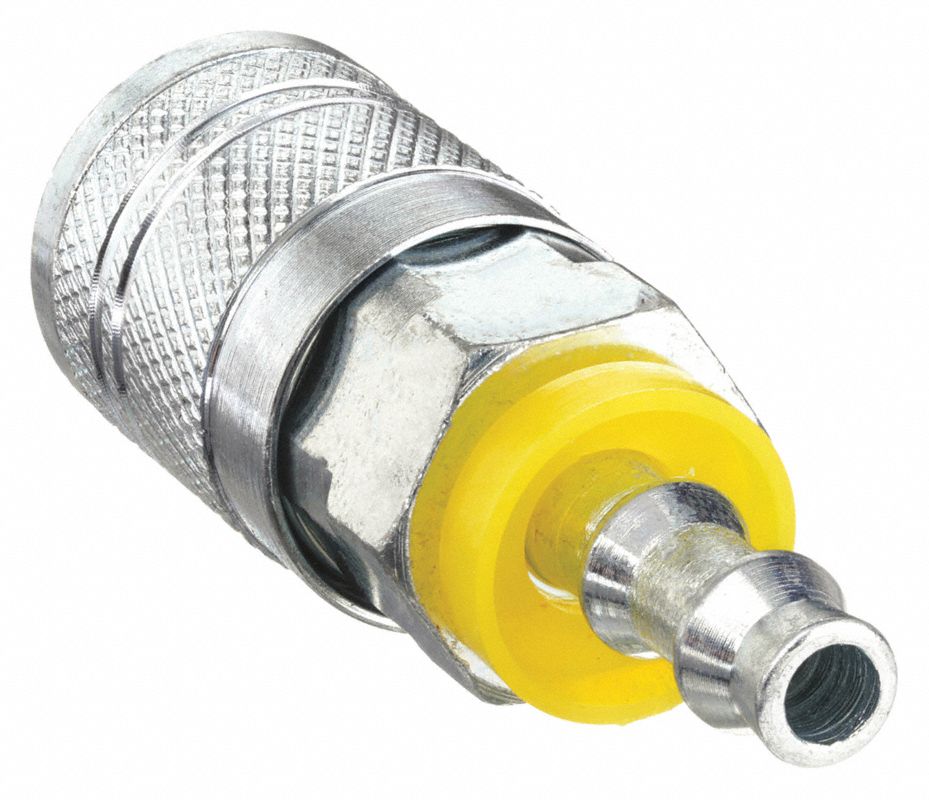 Spina Maschia AMFLO CP21B 1/4” – Attacco Rapido In Ottone Placcato, Industriale