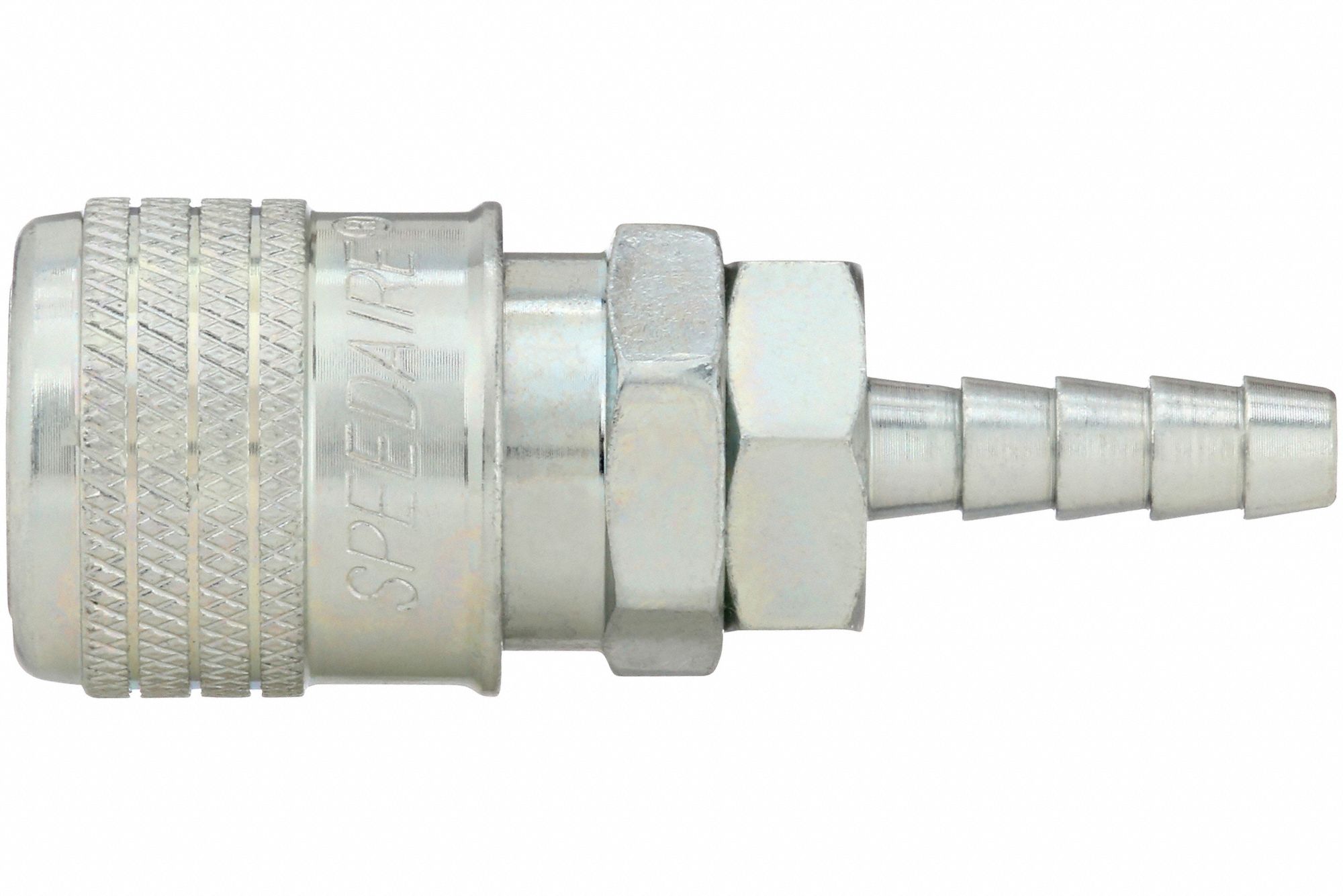 QUICK CONNECT HOSE COUPLING, ¼ IN BODY SIZE, ¼ IN HOSE FITTING SIZE, SLEEVE, MALE