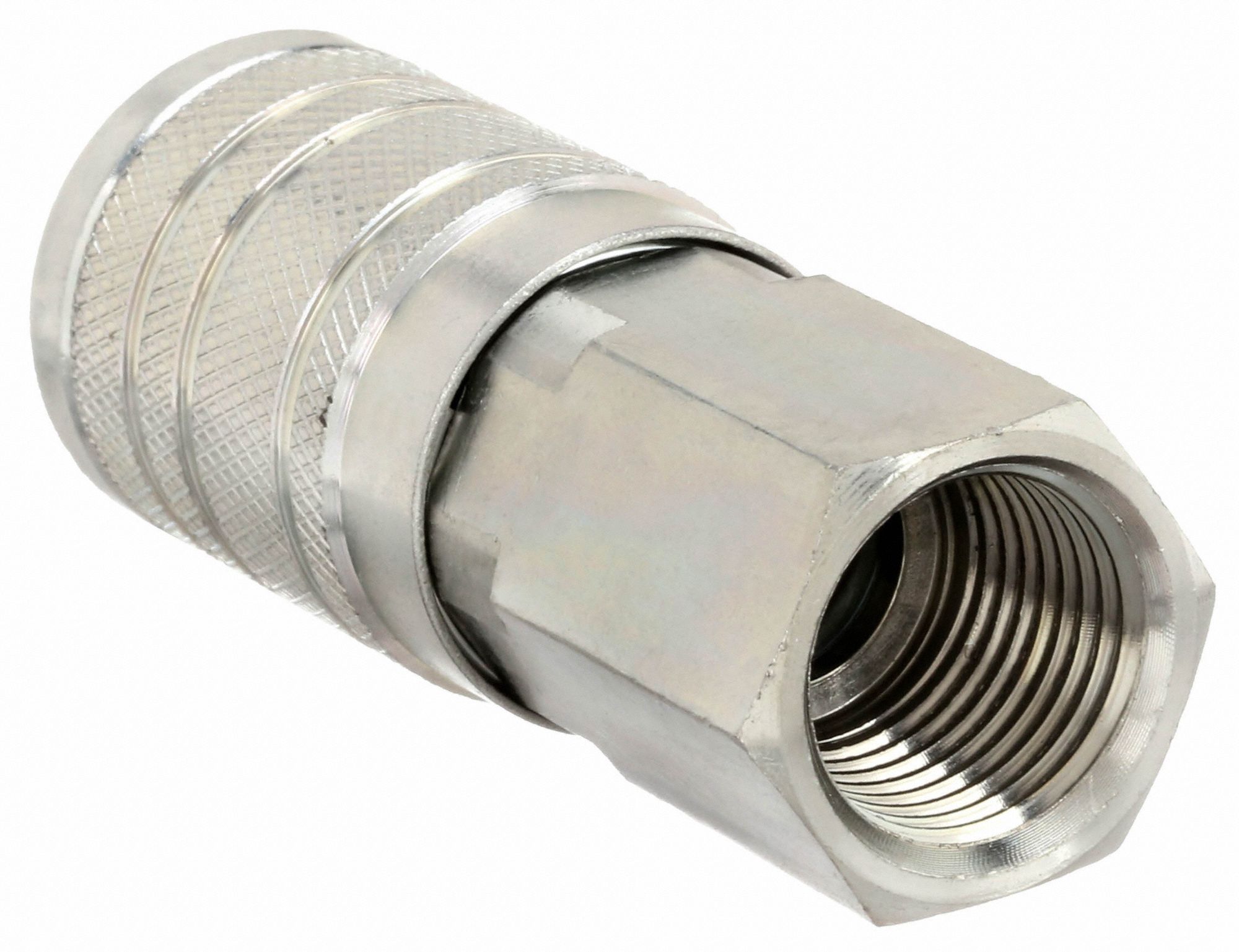 SPEEDAIRE Quick Connect Hose Coupling, Industrial, Steel, Socket