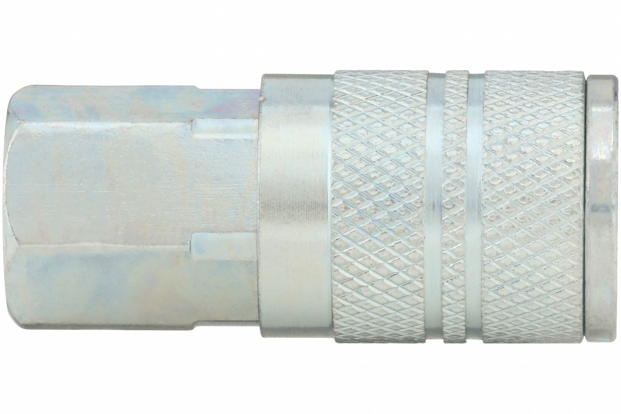 QUICK CONNECT HOSE COUPLING, ⅜ IN BODY SIZE, ⅜ IN HOSE FITTING SIZE, SLEEVE, FNPT