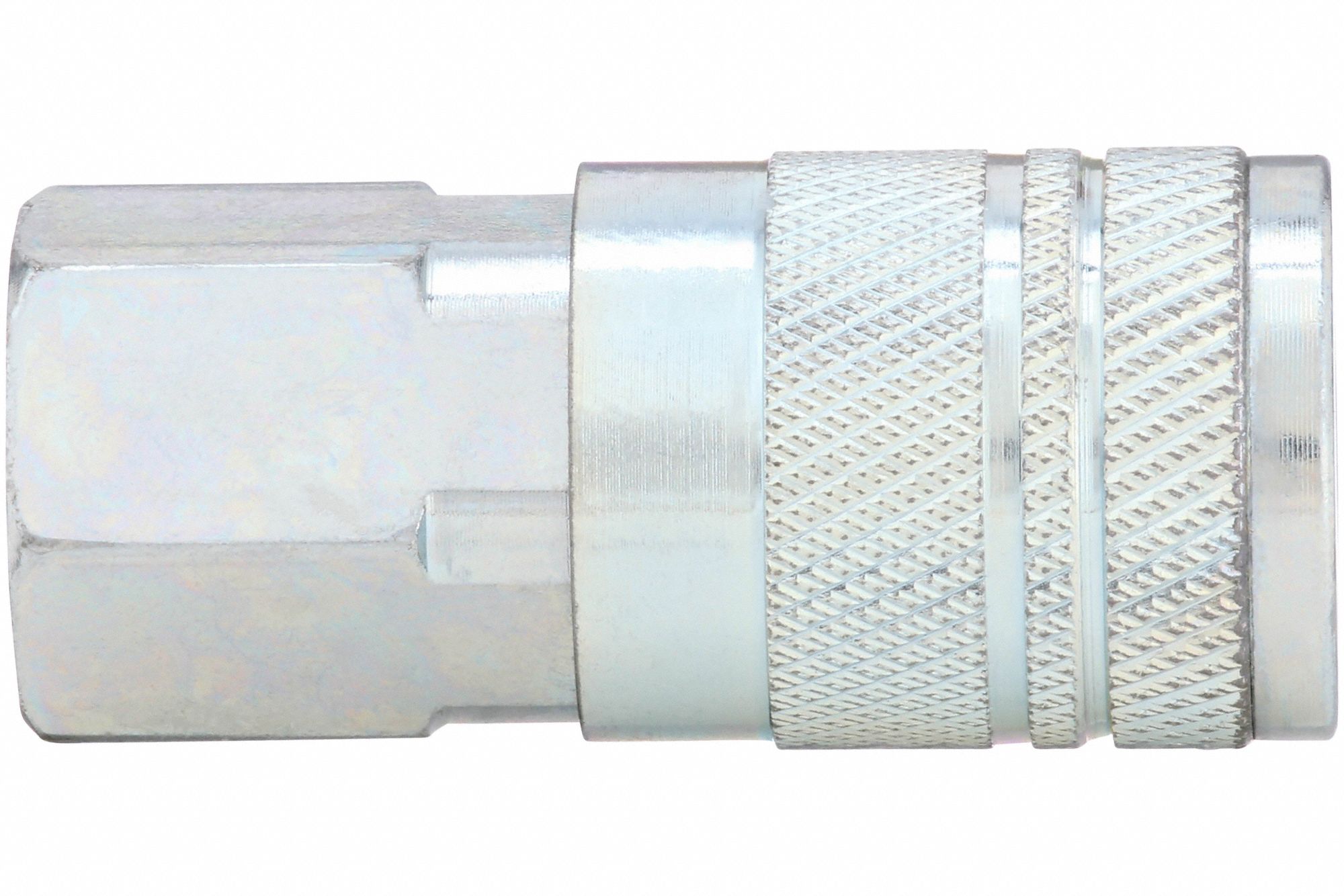 QUICK CONNECT HOSE COUPLING, ½ IN BODY SIZE, ¾ IN HOSE FITTING SIZE, SLEEVE, FNPT