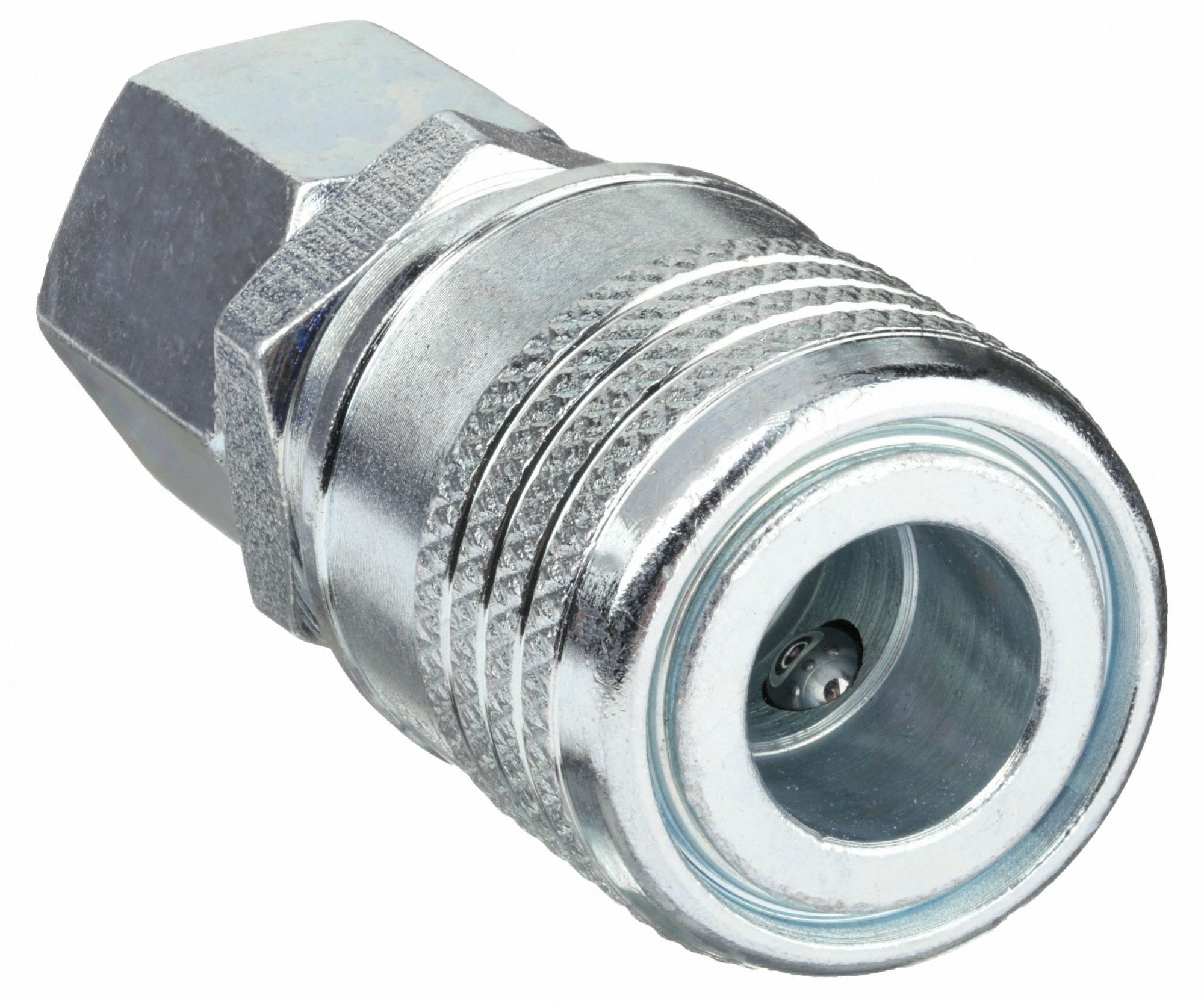 SPEEDAIRE Quick Connect Hose Coupling 1/4 in Body Size, 3/8 in Hose Fitting Size, Sleeve