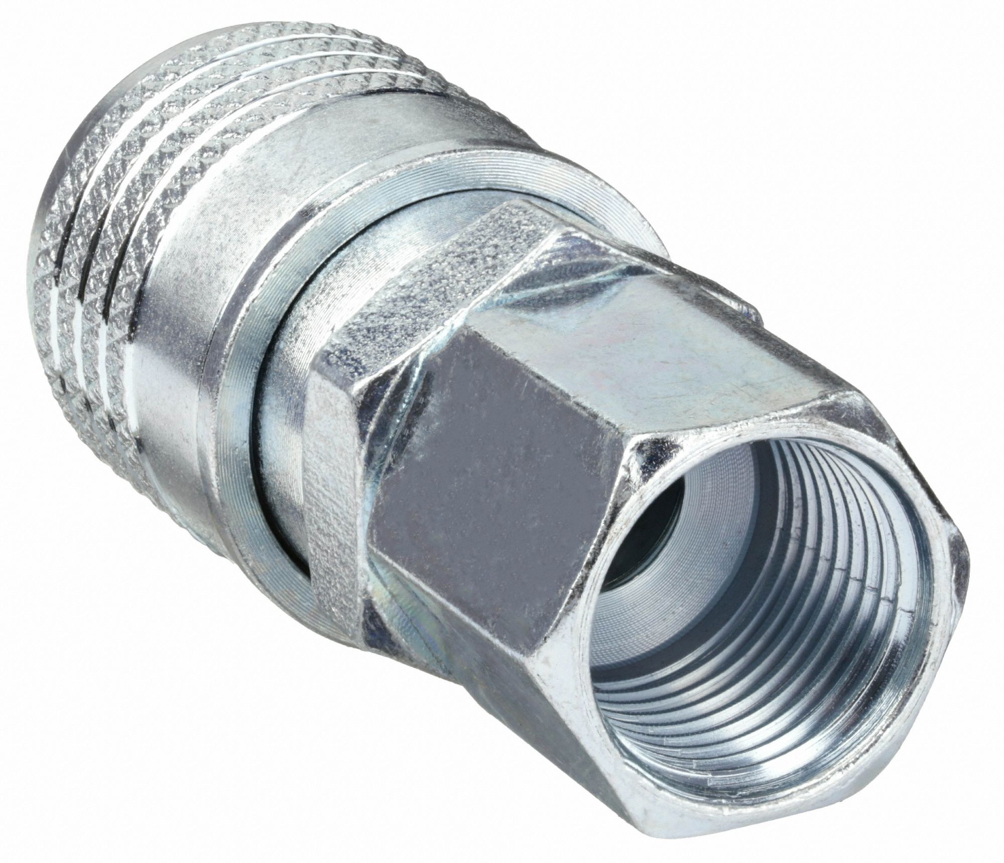 SPEEDAIRE Quick Connect Hose Coupling 1/4 in Body Size, 3/8 in Hose Fitting Size, Sleeve