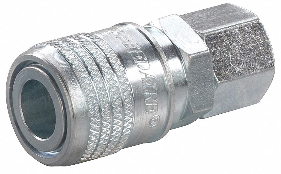 RACCORD RAPIDE, 1/4 FNPT, 1/4 CORPS
