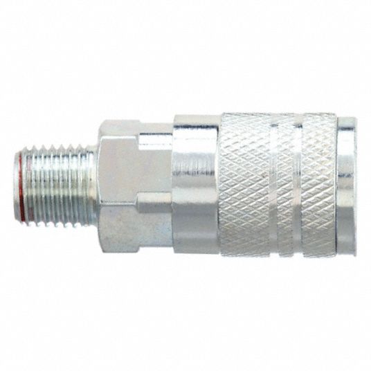 SPEEDAIRE, 1/4 in Body Size, 1/4 in Hose Fitting Size, Quick