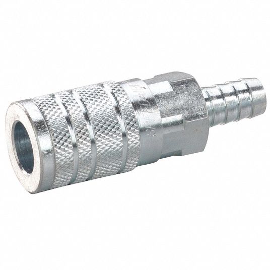 SPEEDAIRE Quick Connect Hose Coupling: 3/8 in Body Size, 3/8 in Hose  Fitting Size, Sleeve