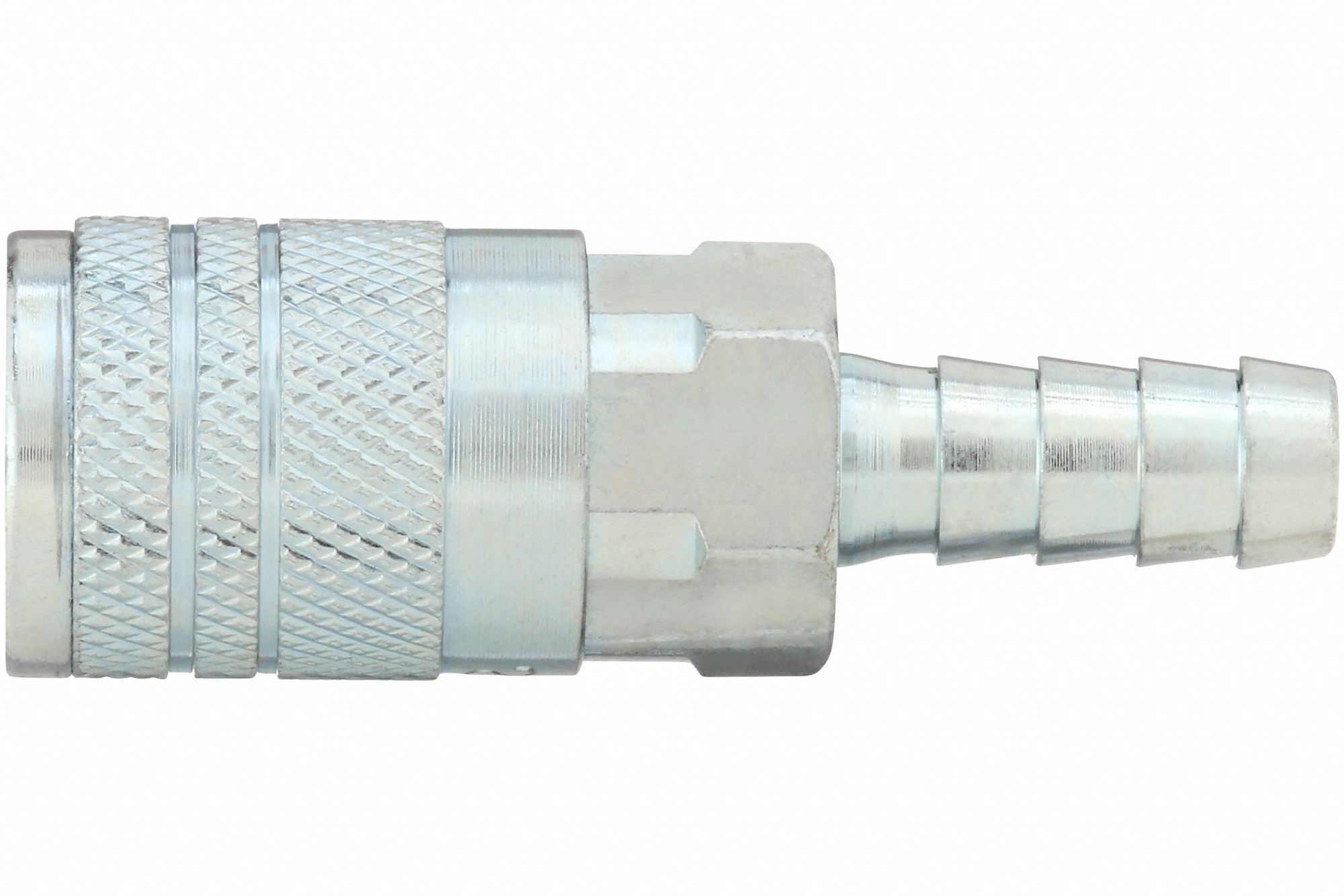 QUICK CONNECT HOSE COUPLING, ¼ IN BODY SIZE, ⅜ IN HOSE FITTING SIZE, SLEEVE, MALE