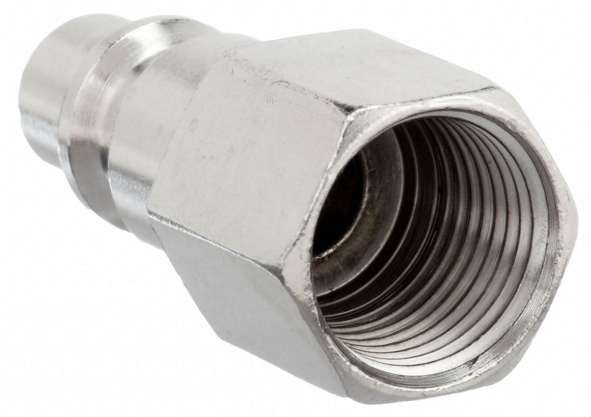 SPEEDAIRE Quick Connect Hose Coupling, Industrial, Steel, Plug 30E701