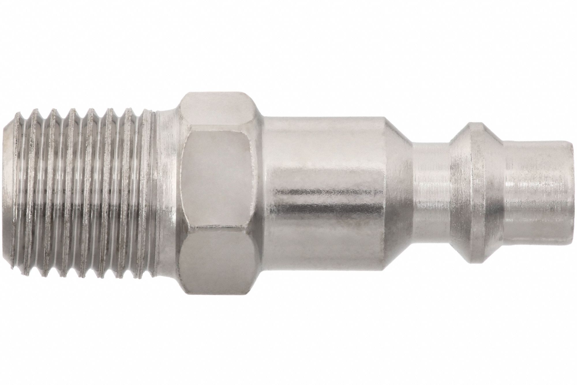 QUICK CONNECT HOSE COUPLING, ⅜ IN BODY SIZE, ⅜ IN HOSE FITTING SIZE, MNPT, MALE