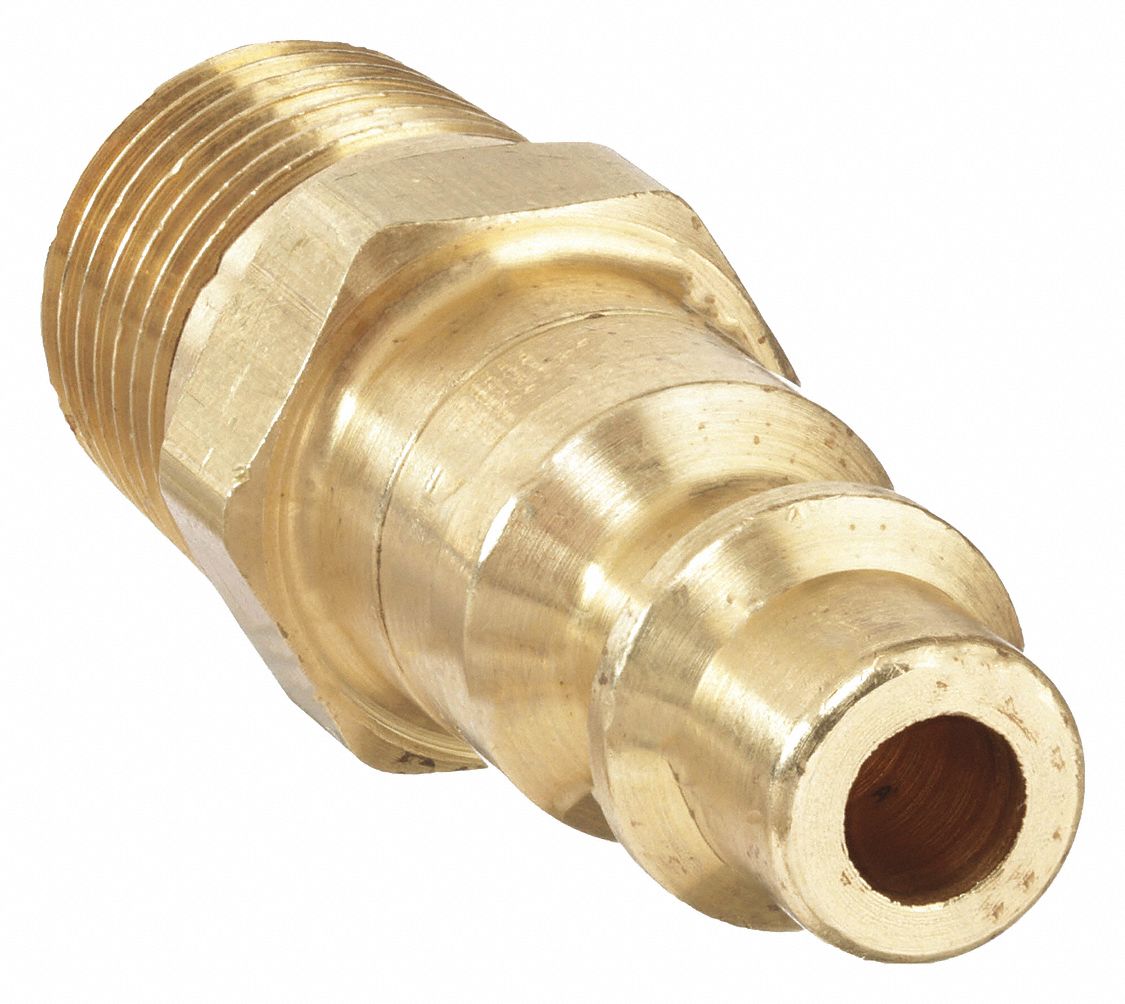 PARKER Quick Connect Hose Coupling: 1/4 in Body Size, 1/4 in Hose Fitting  Size, 1/4 -18 Thread Size