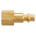 Industrial Interchange Brass Quick-Connect Air Coupling Plugs