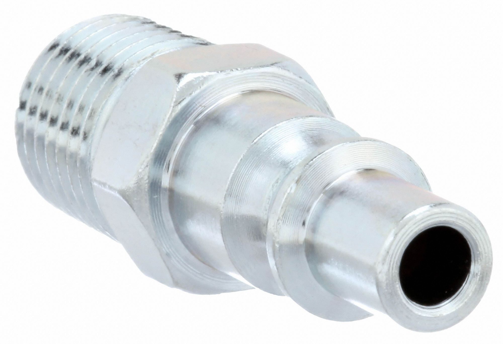 SPEEDAIRE Quick Connect Hose Coupling 1/4 in Body Size, 1/4 in Hose Fitting Size, MNPT 30E718