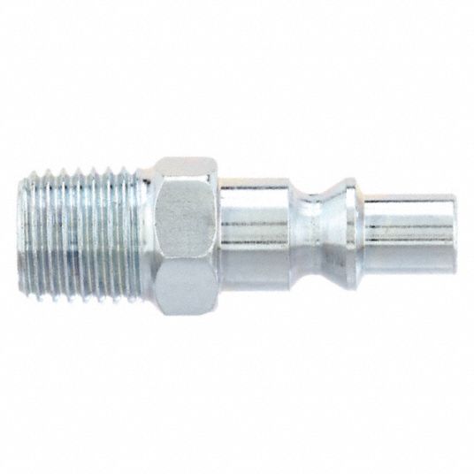 SPEEDAIRE, 1/4 in Body Size, 1/4 in Hose Fitting Size, Quick Connect Hose  Coupling - 30E710