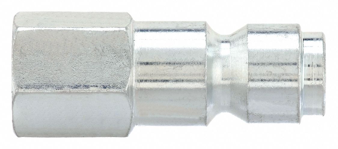 QUICK CONNECT HOSE COUPLING, ⅜ IN BODY SIZE, ¼ IN HOSE FITTING SIZE, FNPT, FEMALE