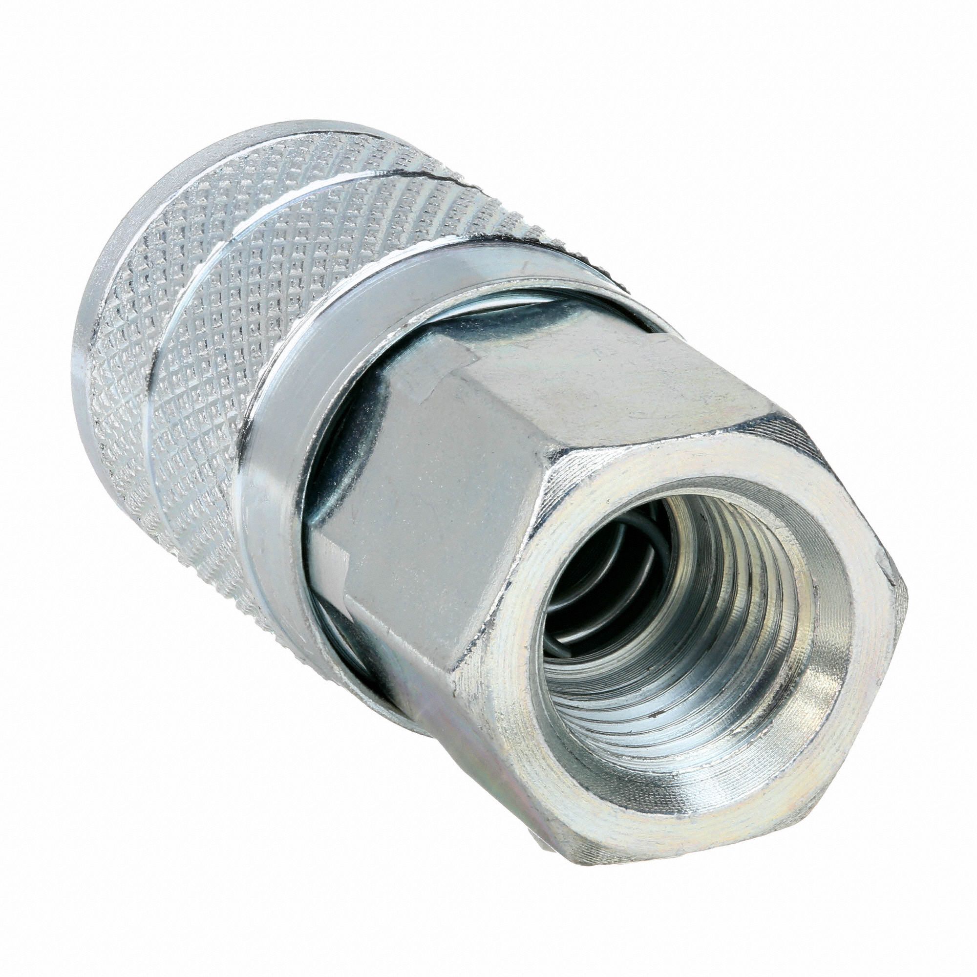 SPEEDAIRE Quick Connect Hose Coupling 1/4 in Body Size, 1/4 in Hose