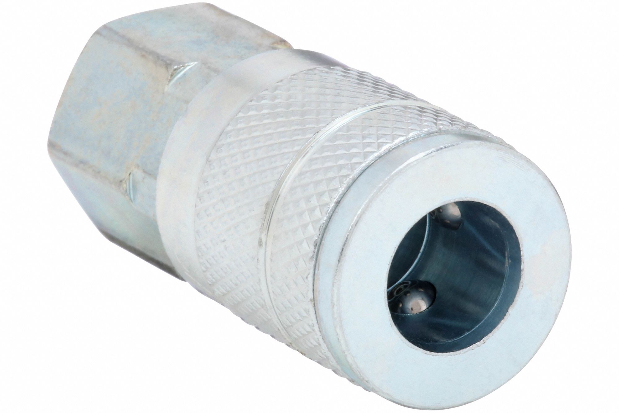 SPEEDAIRE Quick Connect Hose Coupling 1/4 in Body Size, 1/4 in Hose