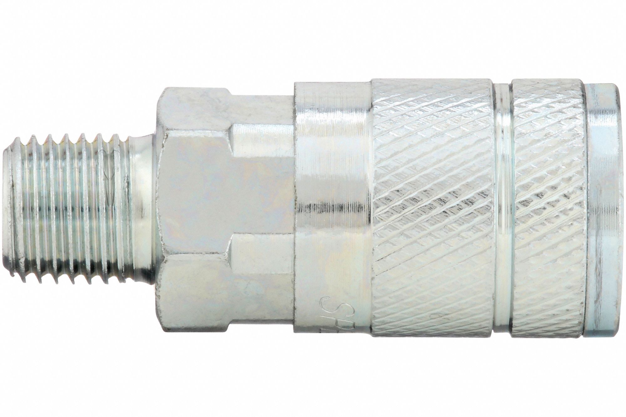 QUICK CONNECT HOSE COUPLING, ⅜ IN BODY SIZE, ⅜ IN HOSE FITTING SIZE, SLEEVE, MNPT