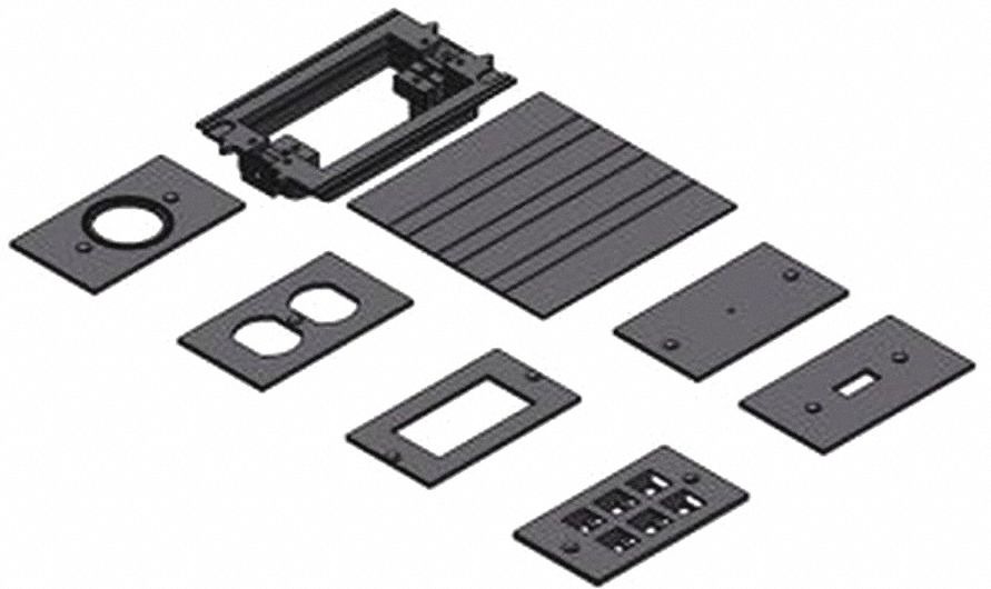 Floor Box Activation Kit: PVC, Rectangular, 30EC67