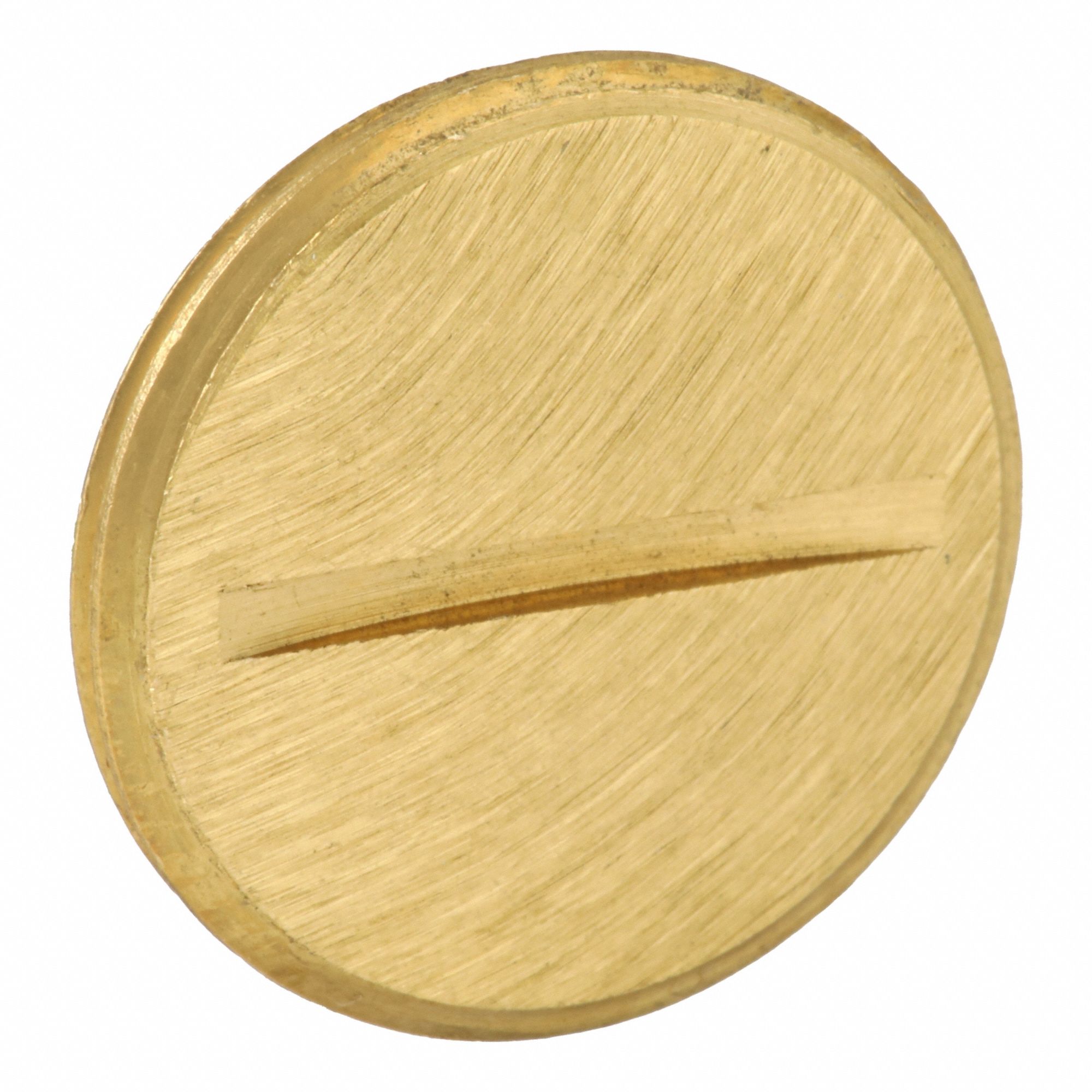 Floor Plate Plug: Round, Brass, 671/672/78/88, 691-SC