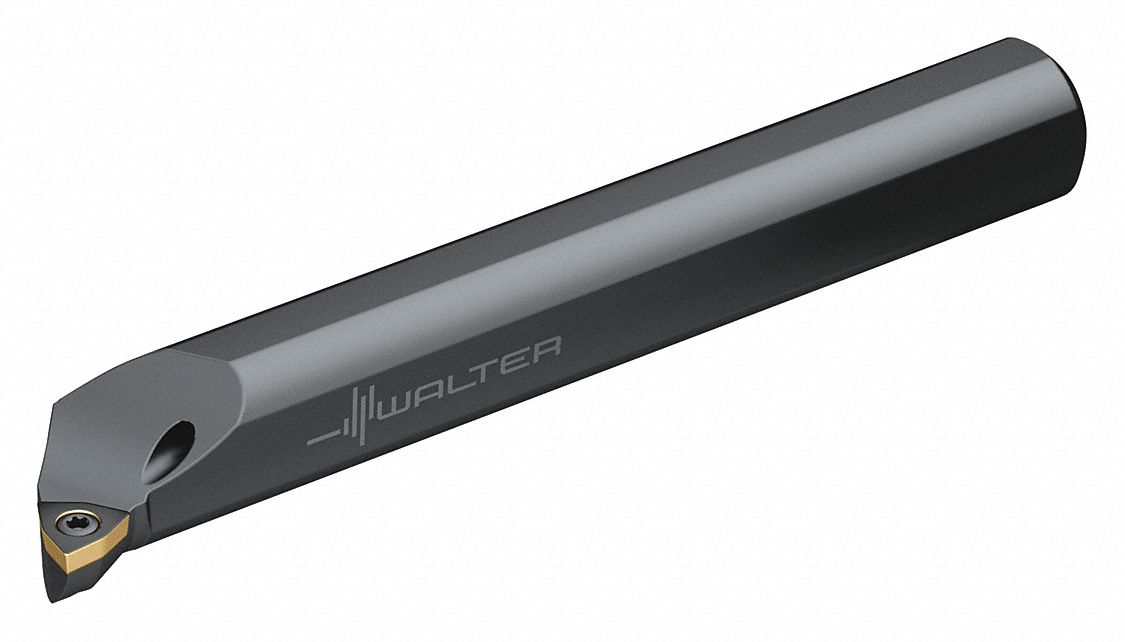 Indexable Boring Bar: A-SWLC Toolholder, Trigon, 7° Insert Clearance Angle