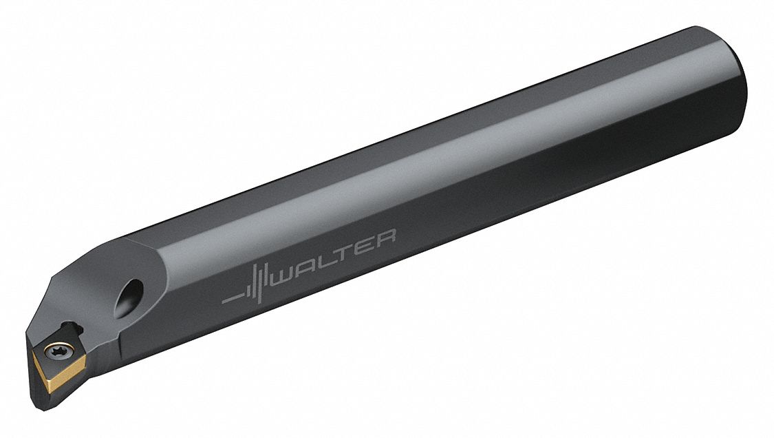 Indexable Boring Bar: DC Insert, 55° Diamond, 7° Insert Clearance Angle, 1 Inserts