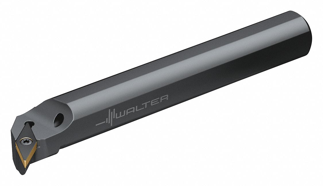 Indexable Boring Bar: VB Insert, 35° Diamond, 5° Insert Clearance Angle, 1 Inserts