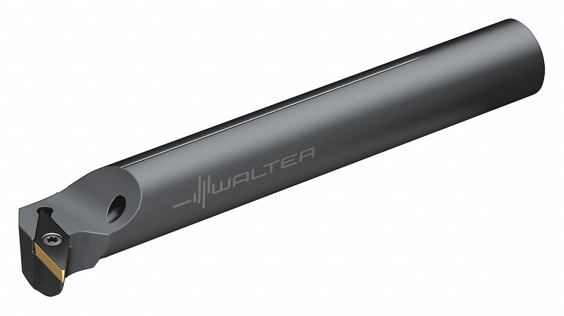 Indexable Boring Bar: VB Insert, 35° Diamond, 5° Insert Clearance Angle, 1 Inserts