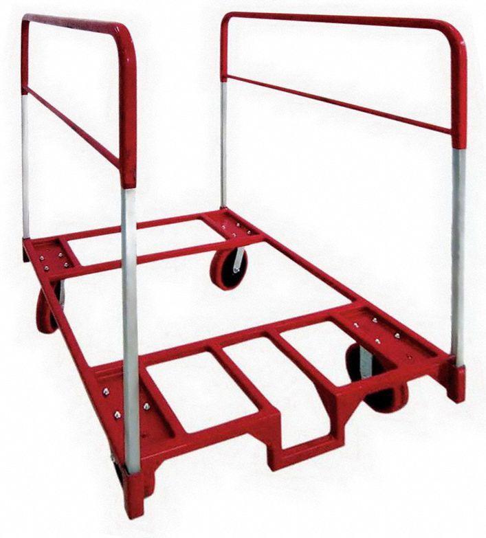 TABLE MOVER, 1,000 LB LOAD CAPACITY, 48 IN X 36 IN X 52¼ IN, FOR 36 IN MAX CHAIR W, RED