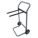 FOLDING-CHAIR HAND TRUCK, 180 LB LOAD CAPACITY, FOR 16 CHAIRS, CONTINUOUS FRAME FLOW-BACK