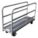 SINGLE-HEIGHT VERTICAL PANEL TRUCK WITH ADJUSTABLE RAILS, 1,500 LB LOAD CAPACITY, 2 RAILS