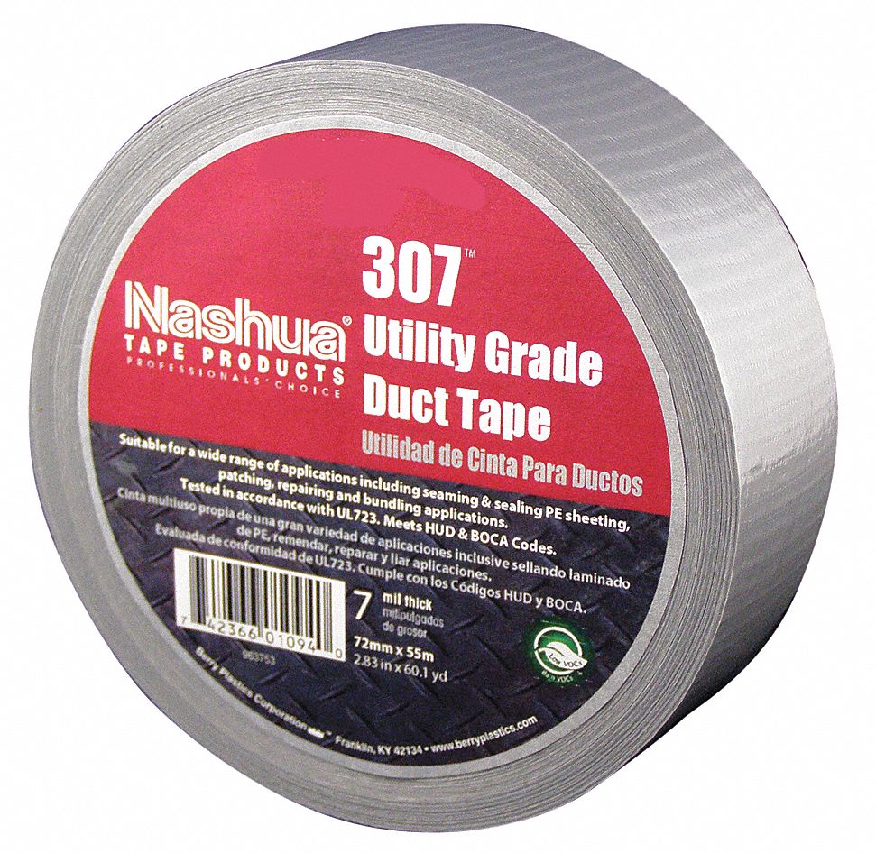 NASHUA Duct & Repair Tape, Tape Brand Nashua, Series 307, Imperial Tape ...