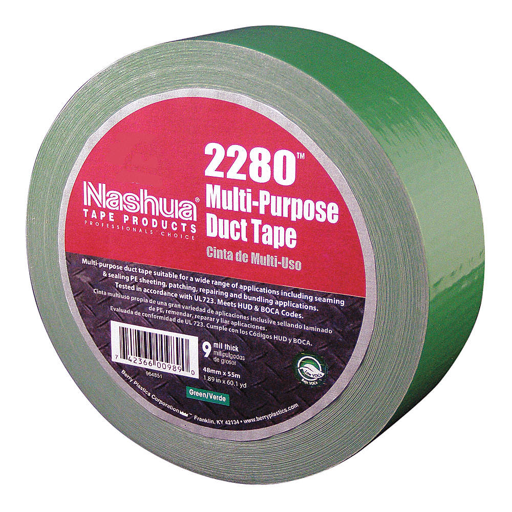 NASHUA 2280 Duct Tape,48mm x 55m,9 mil,Burgundy 