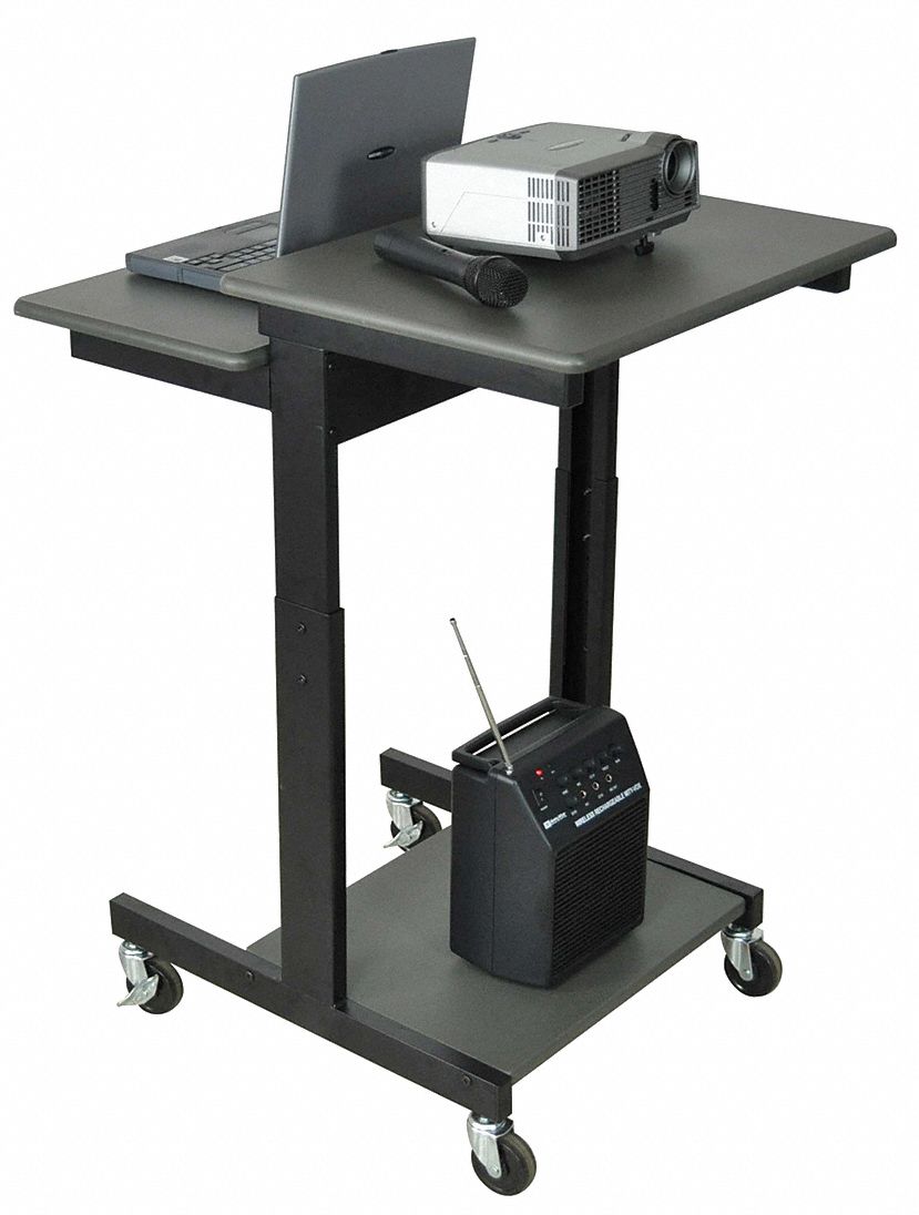 AMPLIVOX SOUND SYSTEMS Multimedia Workstation, 24 in Width, 31 in Depth